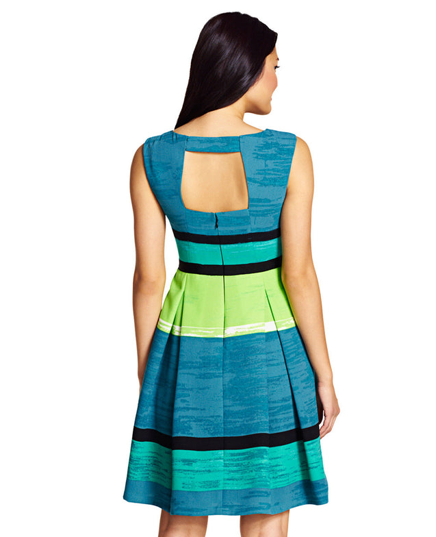 Lace Side Pleated